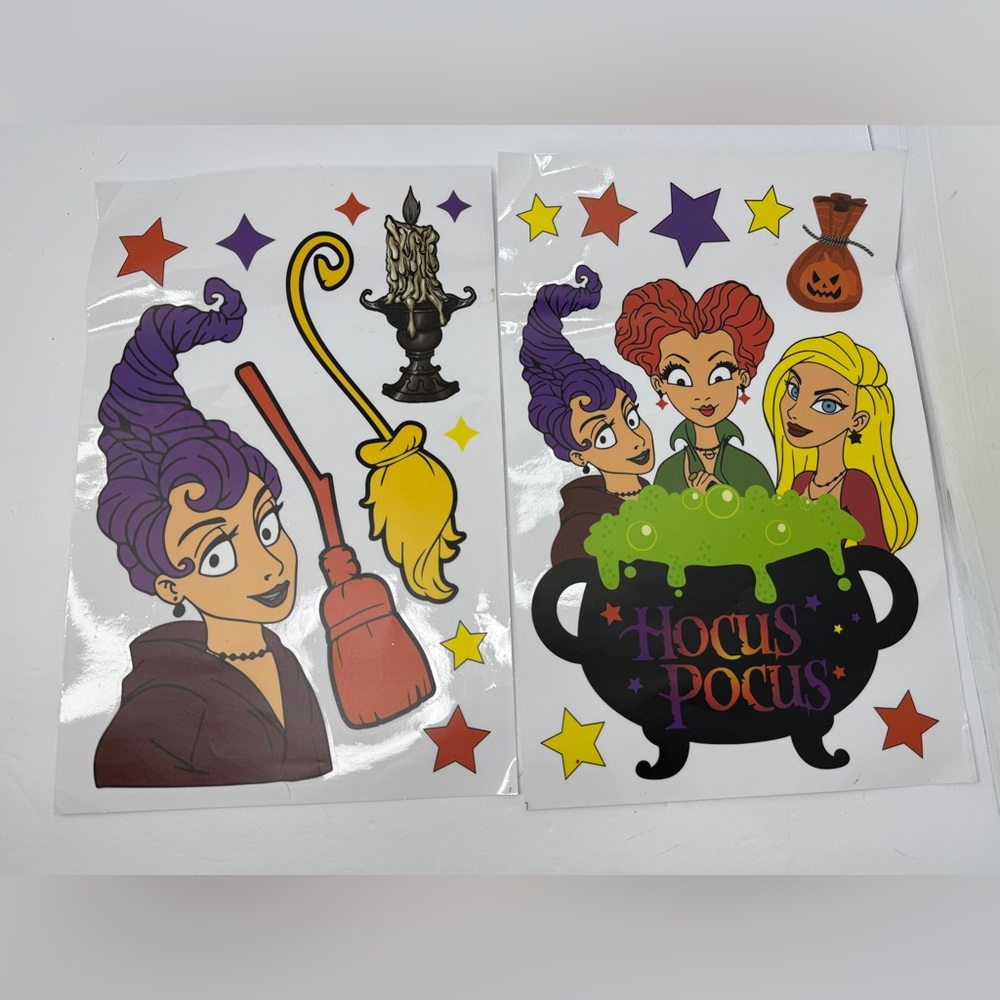 Hocus Pocus Window Clings Halloween Decor Sanderson Sisters